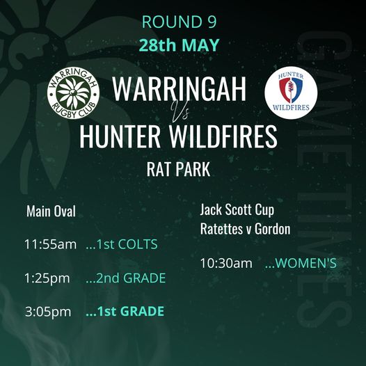 GAME TIMES for ROUND 9
